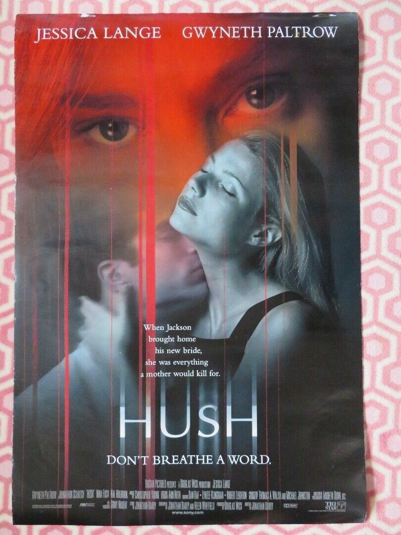 HUSH US ONE SHEET ROLLED POSTER JESSICA LANGE GWYNETH PALTROW 1998 Movie posters