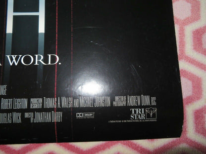 HUSH US ONE SHEET ROLLED POSTER JESSICA LANGE GWYNETH PALTROW 1998 Movie posters