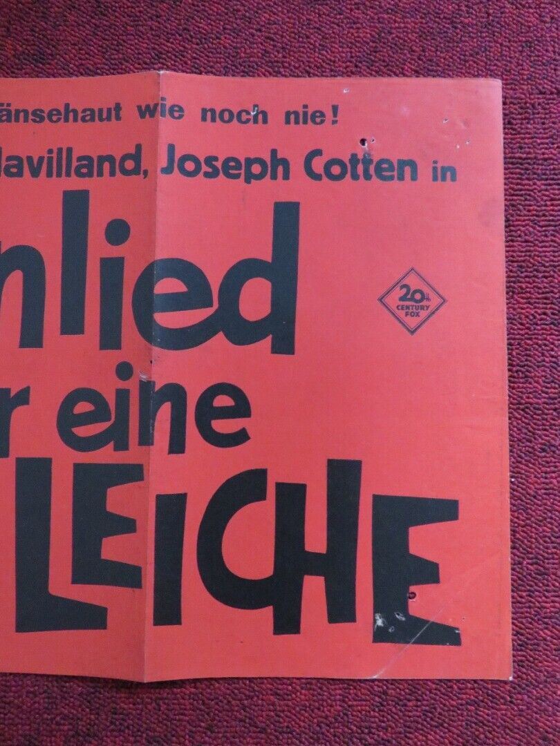 HUSH...HUSH, SWEET CHARLOTTE GERMAN POSTER (27"x 11.5") BETTE DAVIS 1964 Movie posters