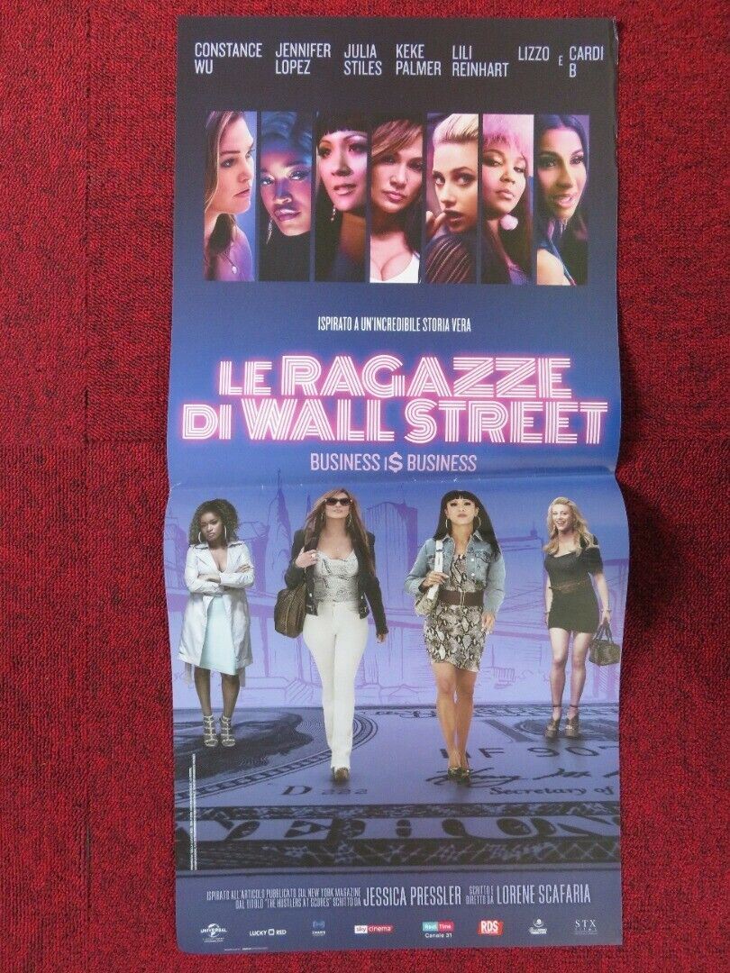 HUSTLERS ITALIAN LOCANDINA (26.5"x12.5") POSTER J LOPEZ CONSTANCE WU J. STILES Movie posters