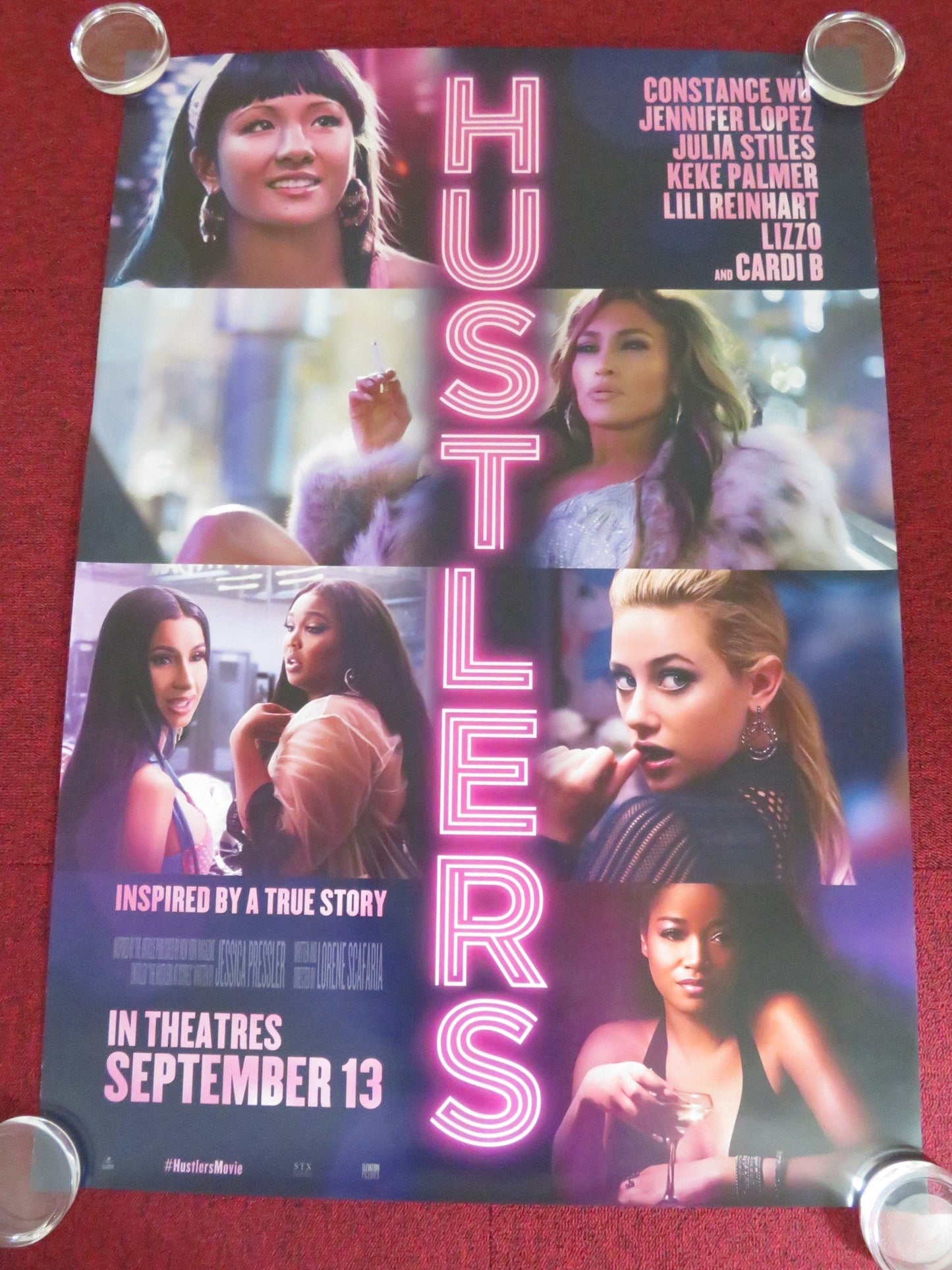 HUSTLERS US ONE SHEET ROLLED POSTER JENNIFER LOPEZ LIZZO CARDI B 2019 Rendezvous Cinema Movie posters