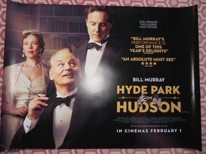 HYDE PARK ON HUDSON QUAD (30"x 40") ROLLED POSTER BILL MURRAY LAURA LINNEY 2012 Movie posters