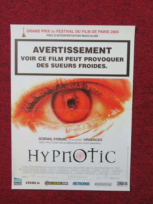 HYPNOTIC / Close Your Eyes FRENCH (16"x 21.5") POSTER GORAN VISNJIC 2002 Movie posters