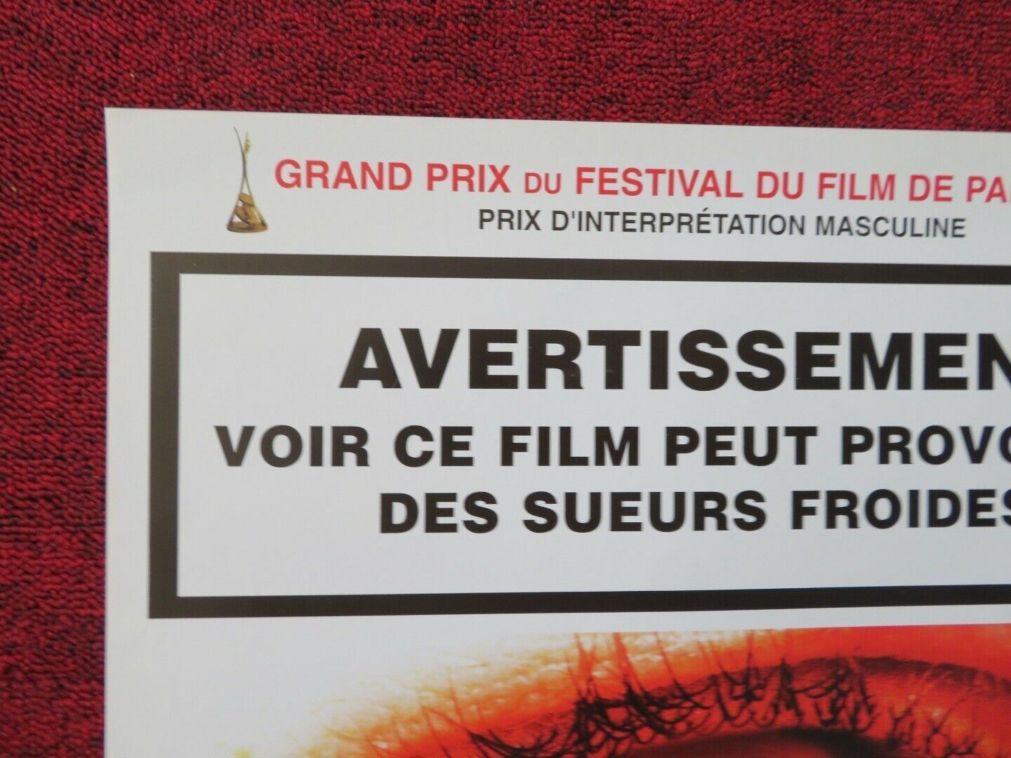 HYPNOTIC / Close Your Eyes FRENCH (16"x 21.5") POSTER GORAN VISNJIC 2002 Movie posters