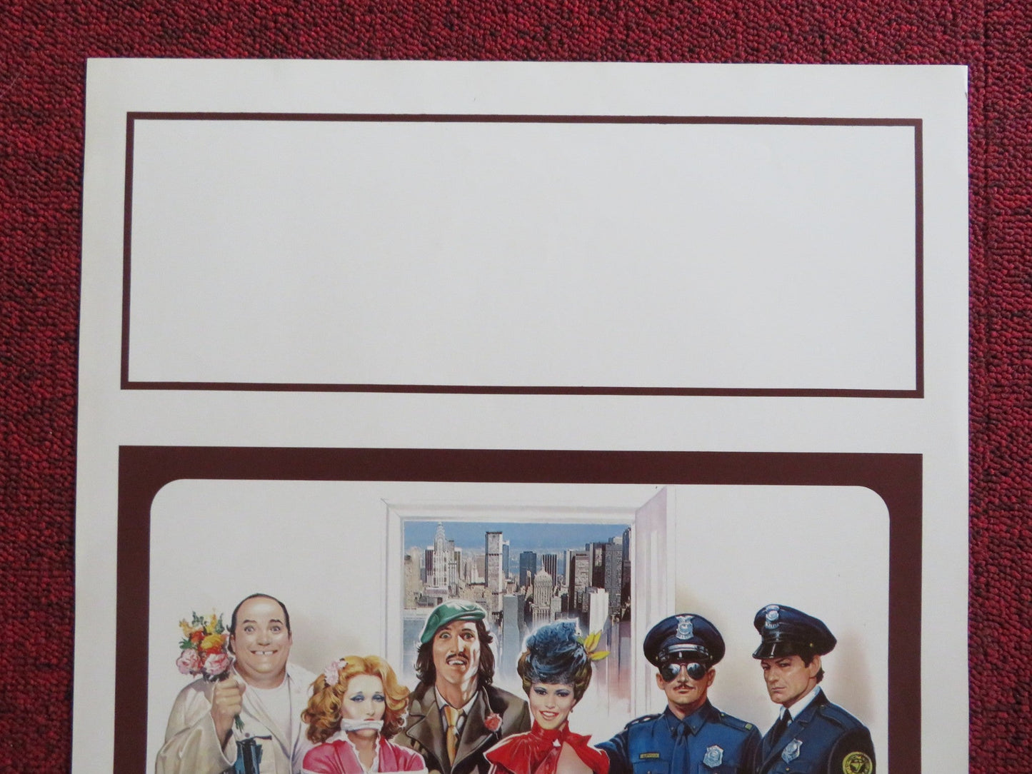 I 2 CRIMINALI PIU PAZZI DEL MONDO ITALIAN LOCANDINA POSTER LOUISE LASSER 1985 Rendezvous Cinema Movie posters