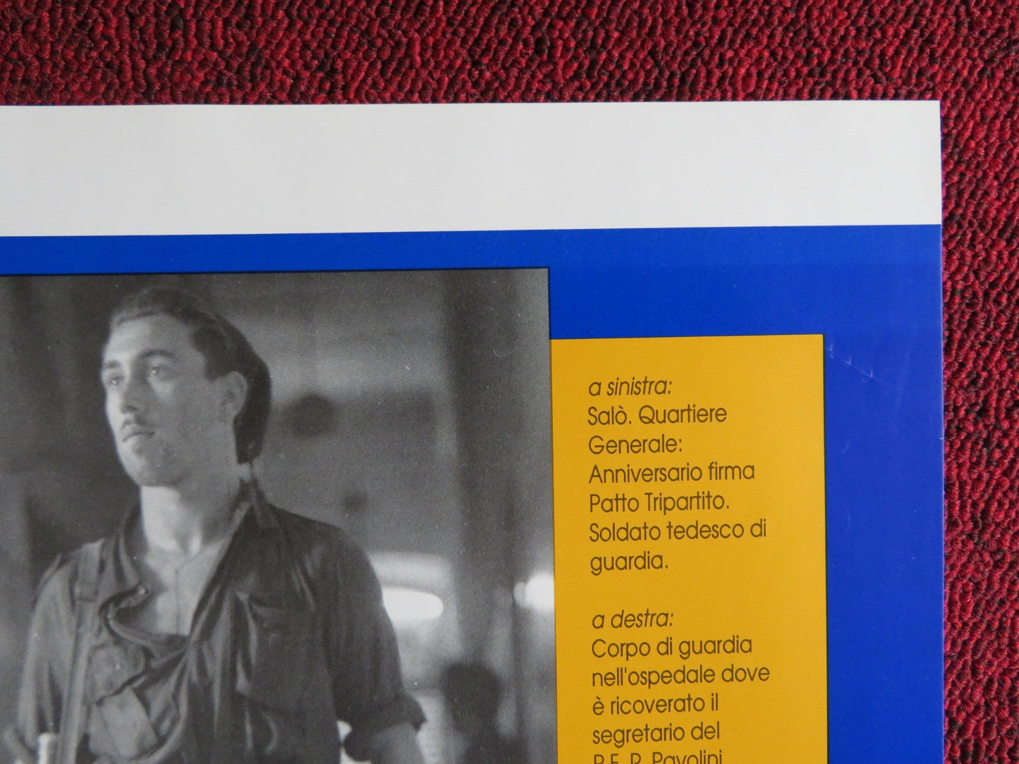 I 600 GIORNI DI SALO - D ITALIAN FOTOBUSTA POSTER ORESTE RIZZINI D CARRETTA 1991 Rendezvous Cinema Movie posters