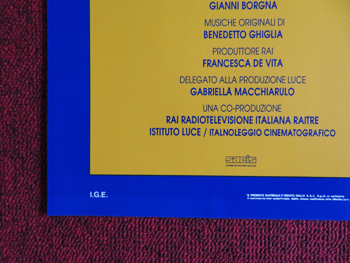 I 600 GIORNI DI SALO - D ITALIAN FOTOBUSTA POSTER ORESTE RIZZINI D CARRETTA 1991 Rendezvous Cinema Movie posters