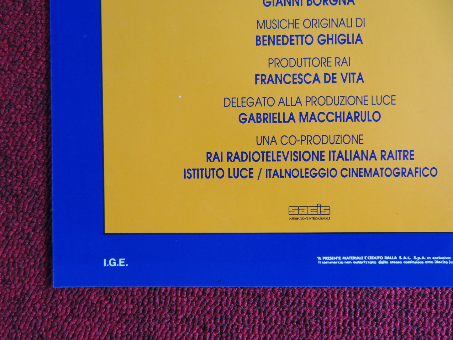 I 600 GIORNI DI SALO - F ITALIAN FOTOBUSTA POSTER ORESTE RIZZINI D CARRETTA 1991 Rendezvous Cinema Movie posters