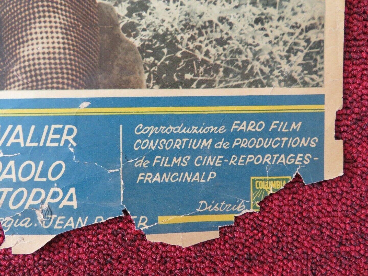 I 7 PECCTI DI PAPA / MY SEVEN LITTLE SINS - A ITALIAN FOTOBUSTA POSTER 1954 Movie posters