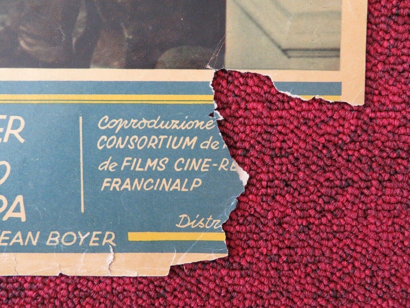 I 7 PECCTI DI PAPA / MY SEVEN LITTLE SINS - F ITALIAN FOTOBUSTA POSTER 1954 Movie posters