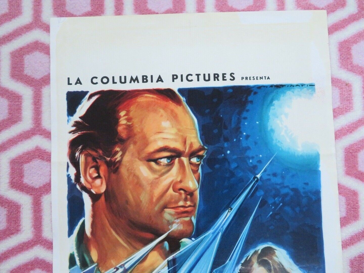 I AIM AT THE STARS ITALIAN LOCANDINA (27.5" x 13.5") POSTER CUTY JURGENS 1960 Movie posters