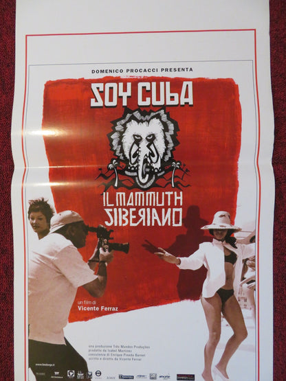 I AM CUBA, THE SIBERIAN MAMMOTH ITALIAN LOCANDINA POSTER VICENTE FERRAZ 2005 Rendezvous Cinema Movie posters