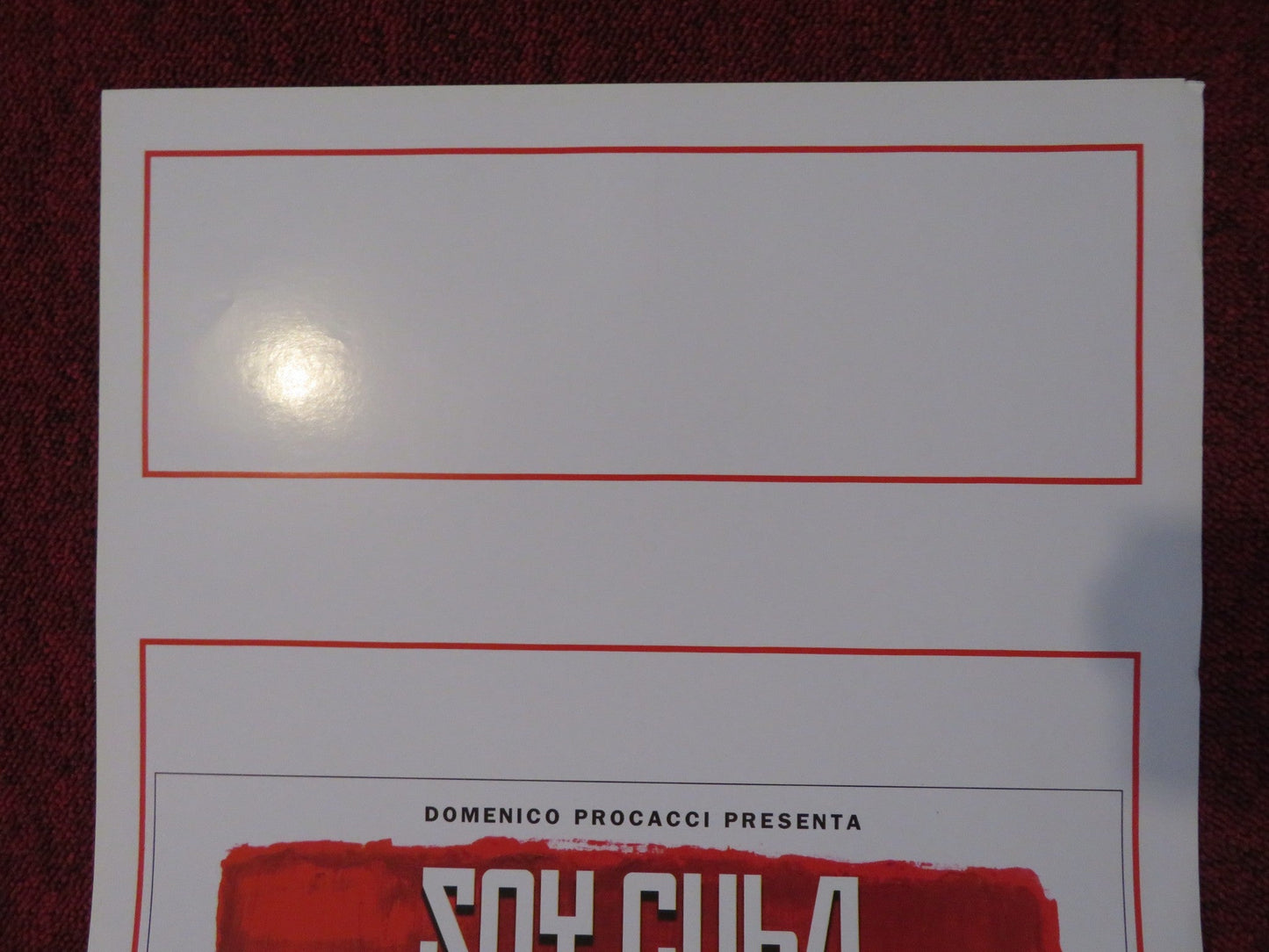 I AM CUBA, THE SIBERIAN MAMMOTH ITALIAN LOCANDINA POSTER VICENTE FERRAZ 2005 Rendezvous Cinema Movie posters