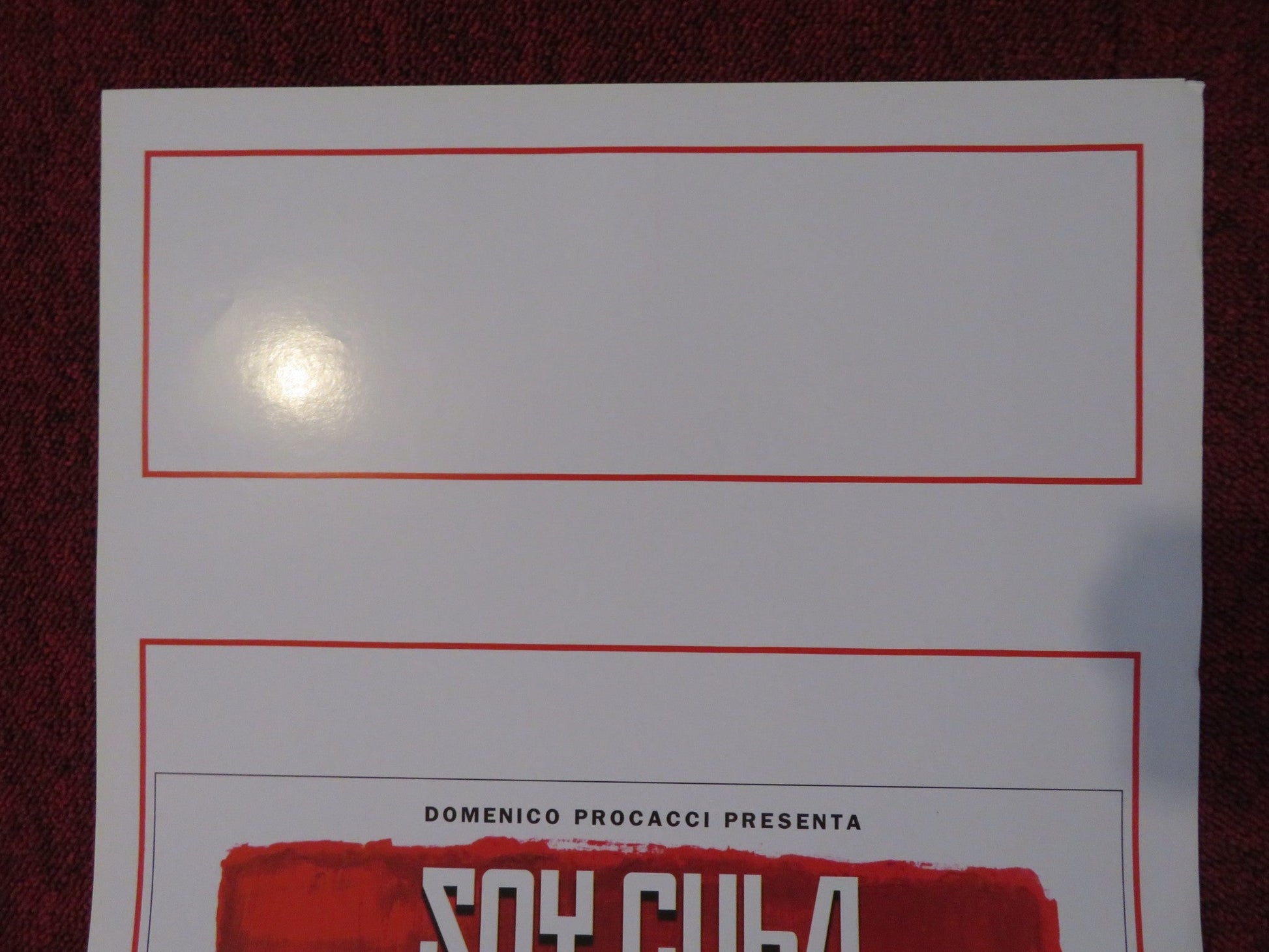 I AM CUBA, THE SIBERIAN MAMMOTH ITALIAN LOCANDINA POSTER VICENTE FERRAZ 2005 Rendezvous Cinema Movie posters