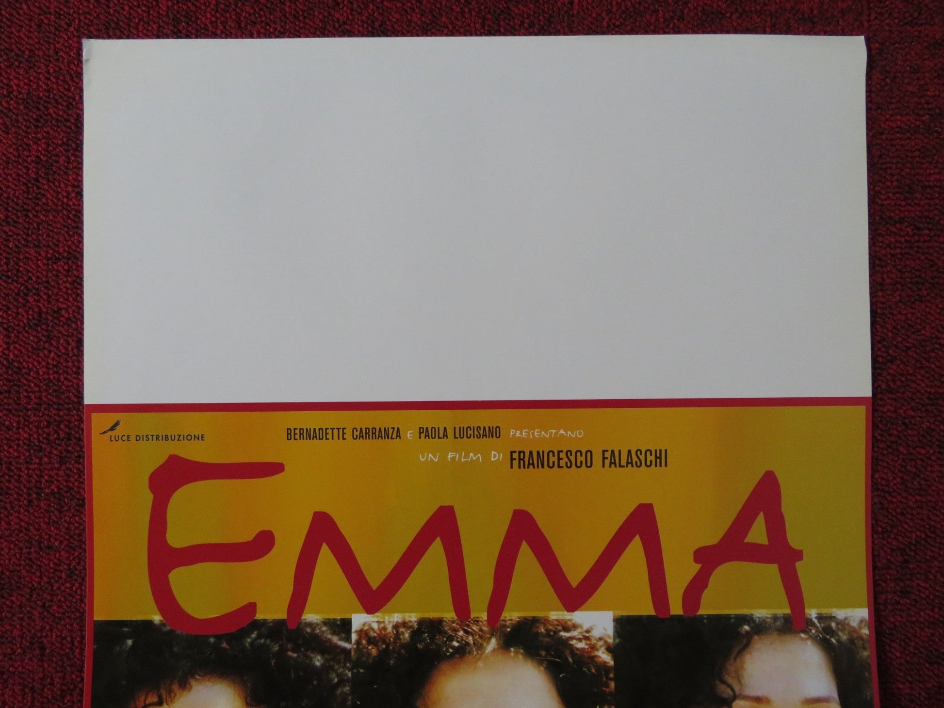 I AM EMMA ITALIAN LOCANDINA POSTER CECILIA DAZZI MARCO GIALLINI 2002 Rendezvous Cinema Movie posters
