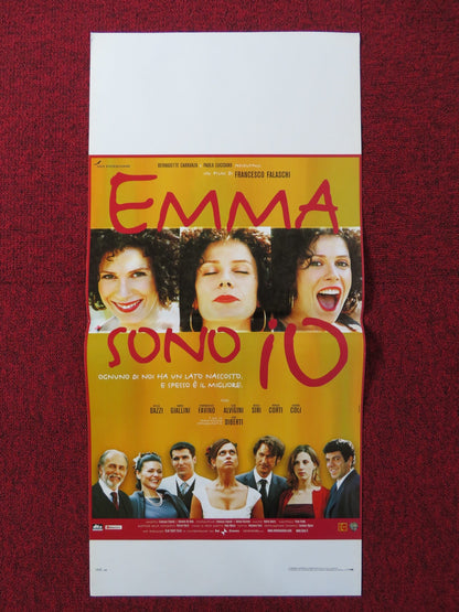 I AM EMMA ITALIAN LOCANDINA POSTER CECILIA DAZZI MARCO GIALLINI 2002 Rendezvous Cinema Movie posters