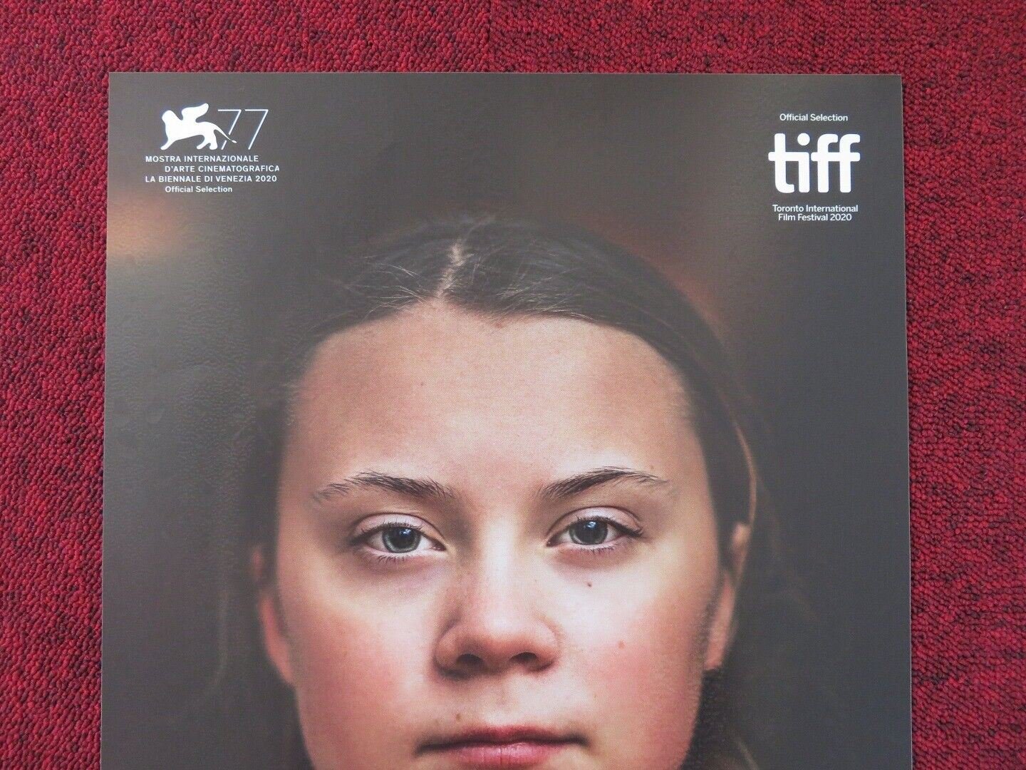 I AM GRETA ITALIAN LOCANDINA (26.5"x12.5") POSTER GRETA THUNBERG 2020 Rendezvous Cinema Movie posters