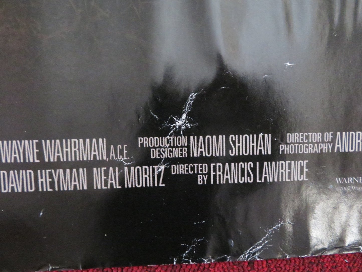 I AM LEGEND UK QUAD (30"x 40") ROLLED POSTER WILL SMITH ALICE BRAGA 2007 Rendezvous Cinema Movie posters