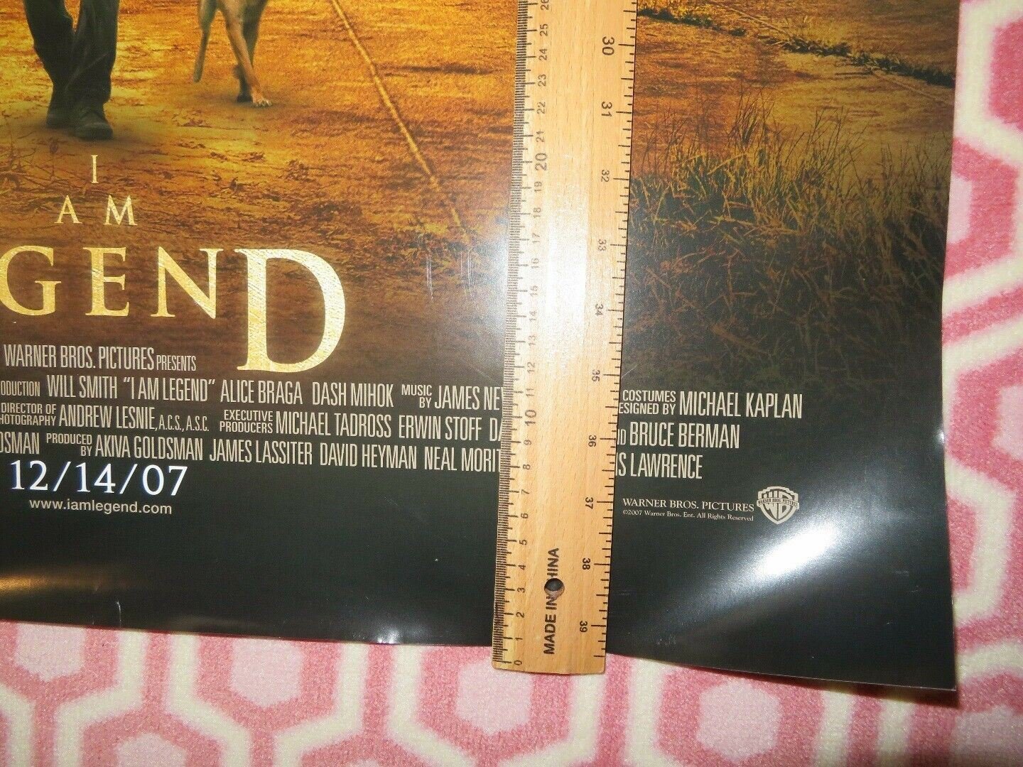I AM LEGEND US ROLLED POSTER WILL SMITH 2007 - Rendezvous Cinema