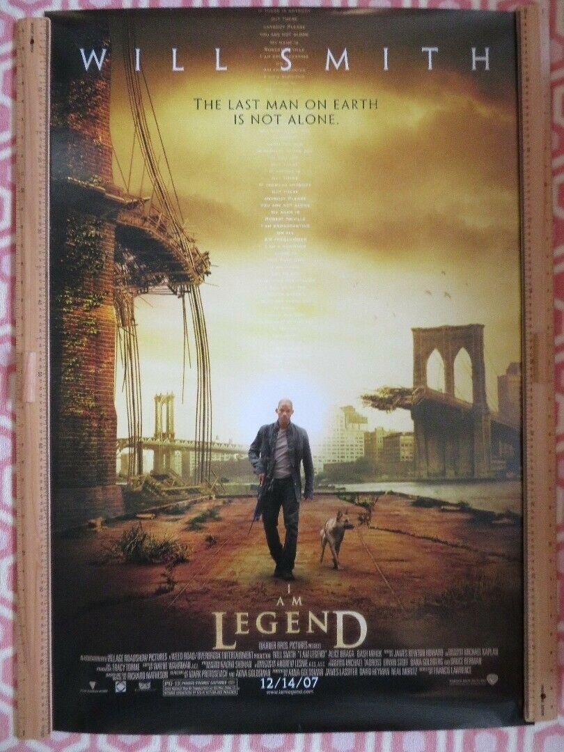 I AM LEGEND US ROLLED POSTER WILL SMITH 2007 - Rendezvous Cinema