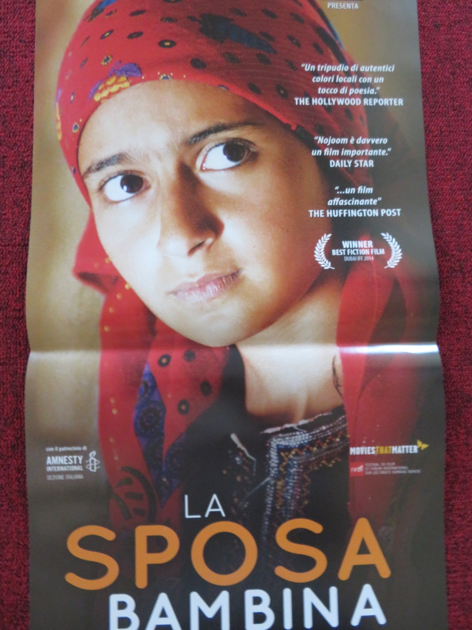 I AM NOJOOM, AGE 10 AND DIVORCED ITALIAN LOCANDINA POSTER REHAM MOHAMMED 2017 Rendezvous Cinema Movie posters