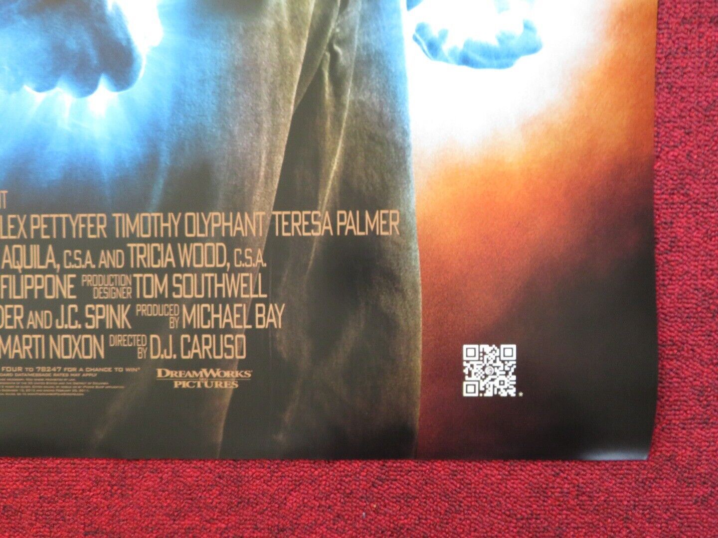 I AM NUMBER 4 - B US ONE SHEET ROLLED POSTER MICHAEL BAY ALEX PETTYFER 2011 Movie posters