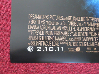 I AM NUMBER 4 - B US ONE SHEET ROLLED POSTER MICHAEL BAY ALEX PETTYFER 2011 Movie posters