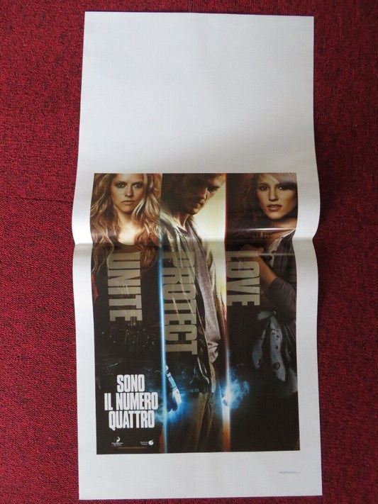 I AM NUMBER FOUR ITALIAN LOCANDINA (27.5"x13") POSTER ALEX PETTYFER 2011 Movie posters