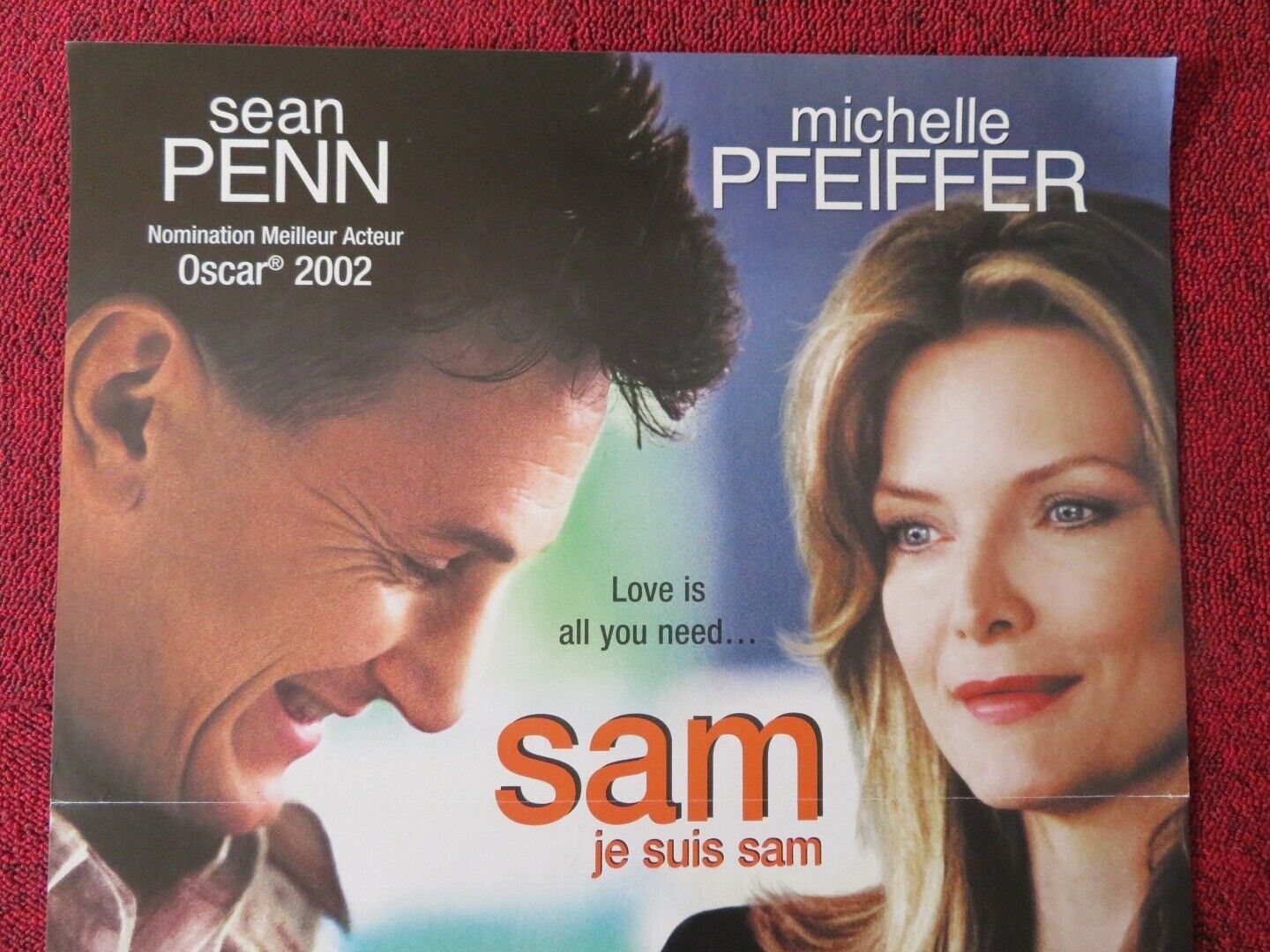 I AM SAM FRENCH (15"x 21") POSTER SEAN PENN MICHELLE PFEIFFER 2001 Movie posters