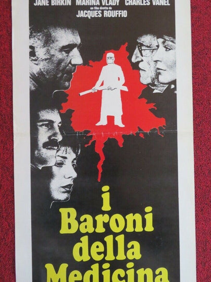 I BARONI DELLA MEDICINA ITALIAN LOCANDINA (27.5"x13") POSTER G DEPARDI 1975 - Rendezvous Cinema