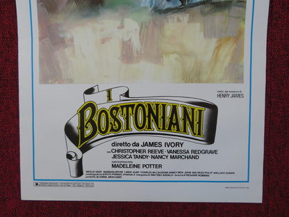 I BOSTONIANI ITALIAN LOCANDINA POSTER CHRISTOPHER REEVE VANESSA REDGRAVE 1986 Rendezvous Cinema Movie posters