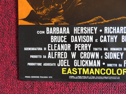 I BREVI GIORNI SELVAGGI / Last Summer - B ITALIAN FOTOBUSTA POSTER HERSHEY 1969 Rendezvous Cinema Movie posters