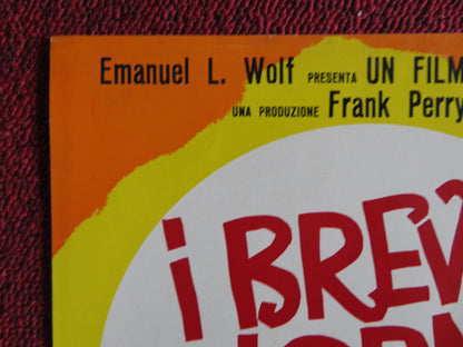 I BREVI GIORNI SELVAGGI / Last Summer - B ITALIAN FOTOBUSTA POSTER HERSHEY 1969 Rendezvous Cinema Movie posters