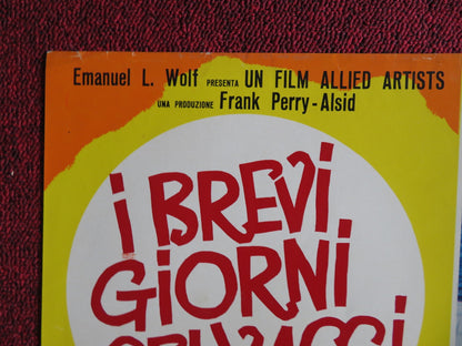 I BREVI GIORNI SELVAGGI / Last Summer - G ITALIAN FOTOBUSTA POSTER THOMAS 1969 Rendezvous Cinema Movie posters