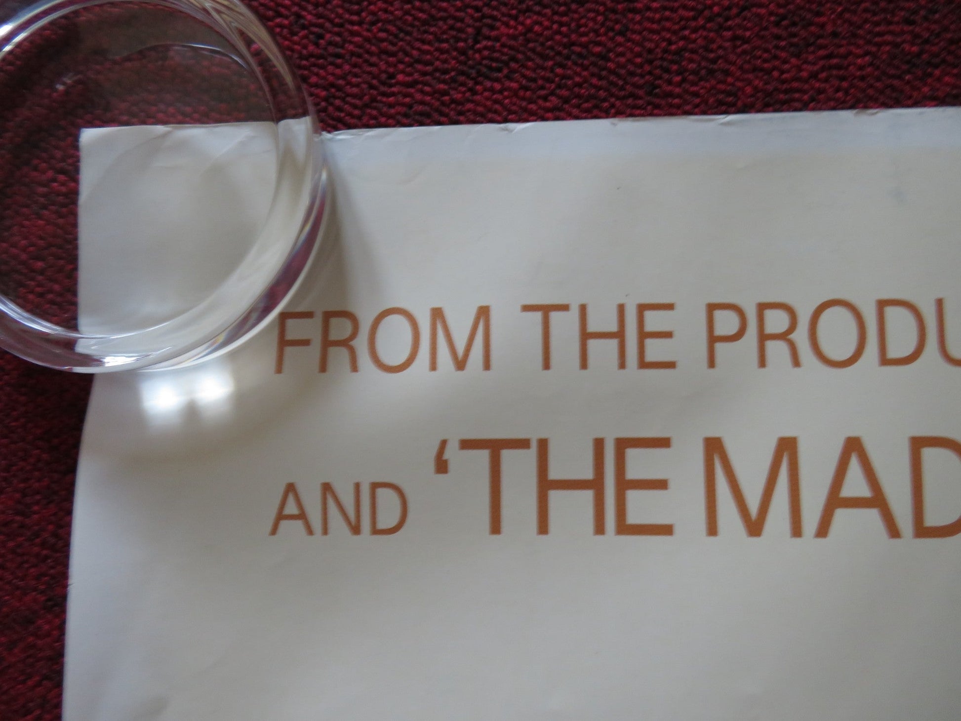 I CAPTURE THE CASTLE QUAD (30"x 40") ROLLED POSTER ROMOLA GARAI NILL NIGHY 2003 Rendezvous Cinema Movie posters