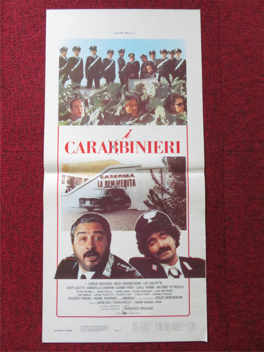 I CARABBINIERI ITALIAN LOCANDINA POSTER GIORGIO BRACARDI DIEGO ABATANTUONO 1981 Rendezvous Cinema Movie posters
