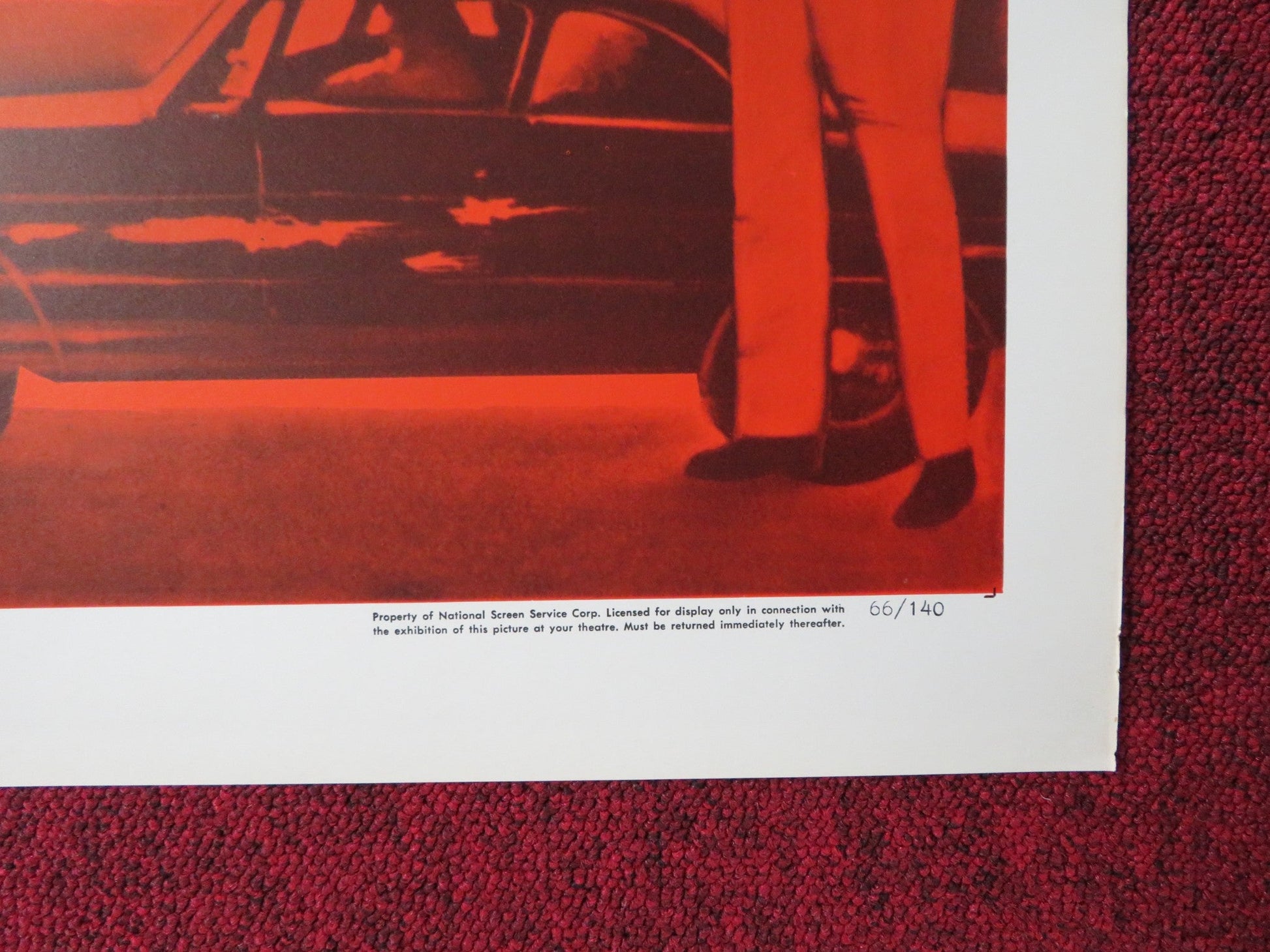 I CROSSED THE COLOR LINE FOLDED US ONE SHEET POSTER GILDEN RIMA KUTNER 1966 Rendezvous Cinema Movie posters