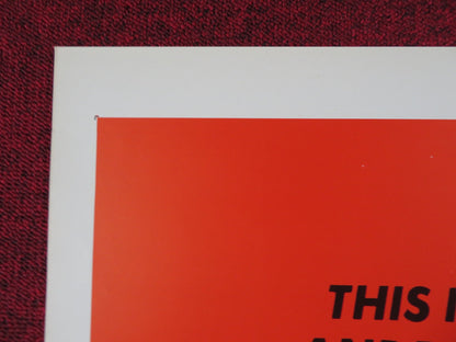 I CROSSED THE COLOR LINE FOLDED US ONE SHEET POSTER GILDEN RIMA KUTNER 1966 Rendezvous Cinema Movie posters