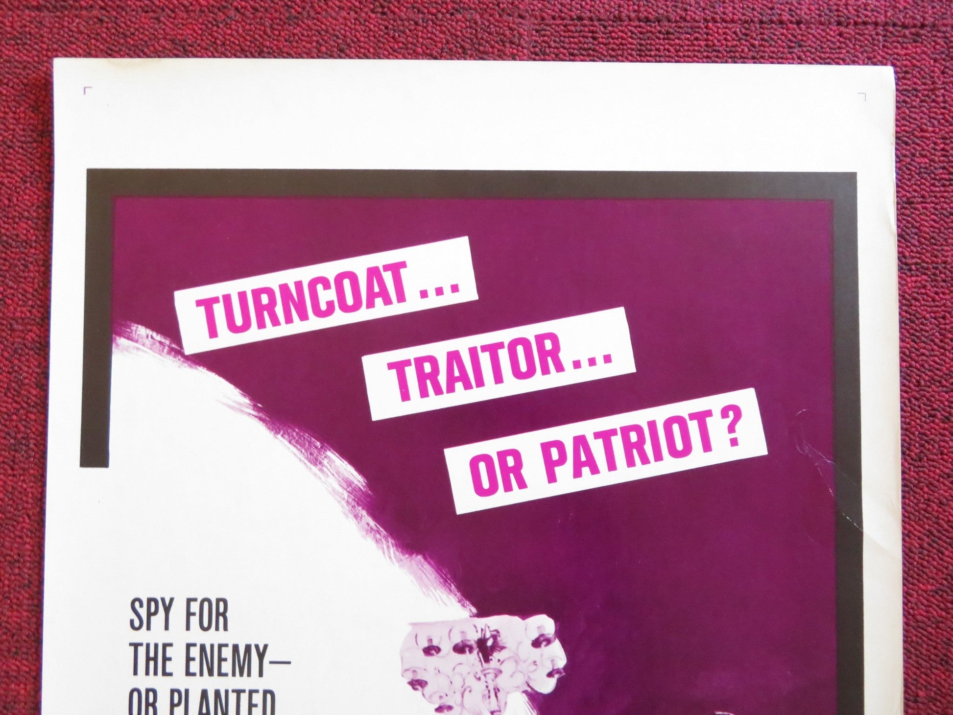 I DEAL IN DANGER US INSERT (14"x 36") POSTER ROBERT GOULET CHRISTINE CARERE 1966 Rendezvous Cinema Movie posters