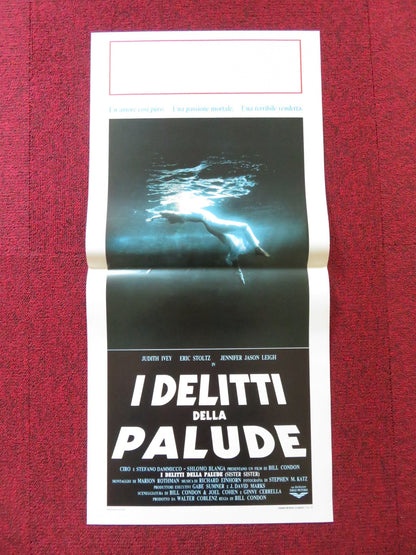 I DELITTI DELLA PALUDE - b ITALIAN LOCANDINA POSTER ERIC STOLTZ 1987 Rendezvous Cinema Movie posters