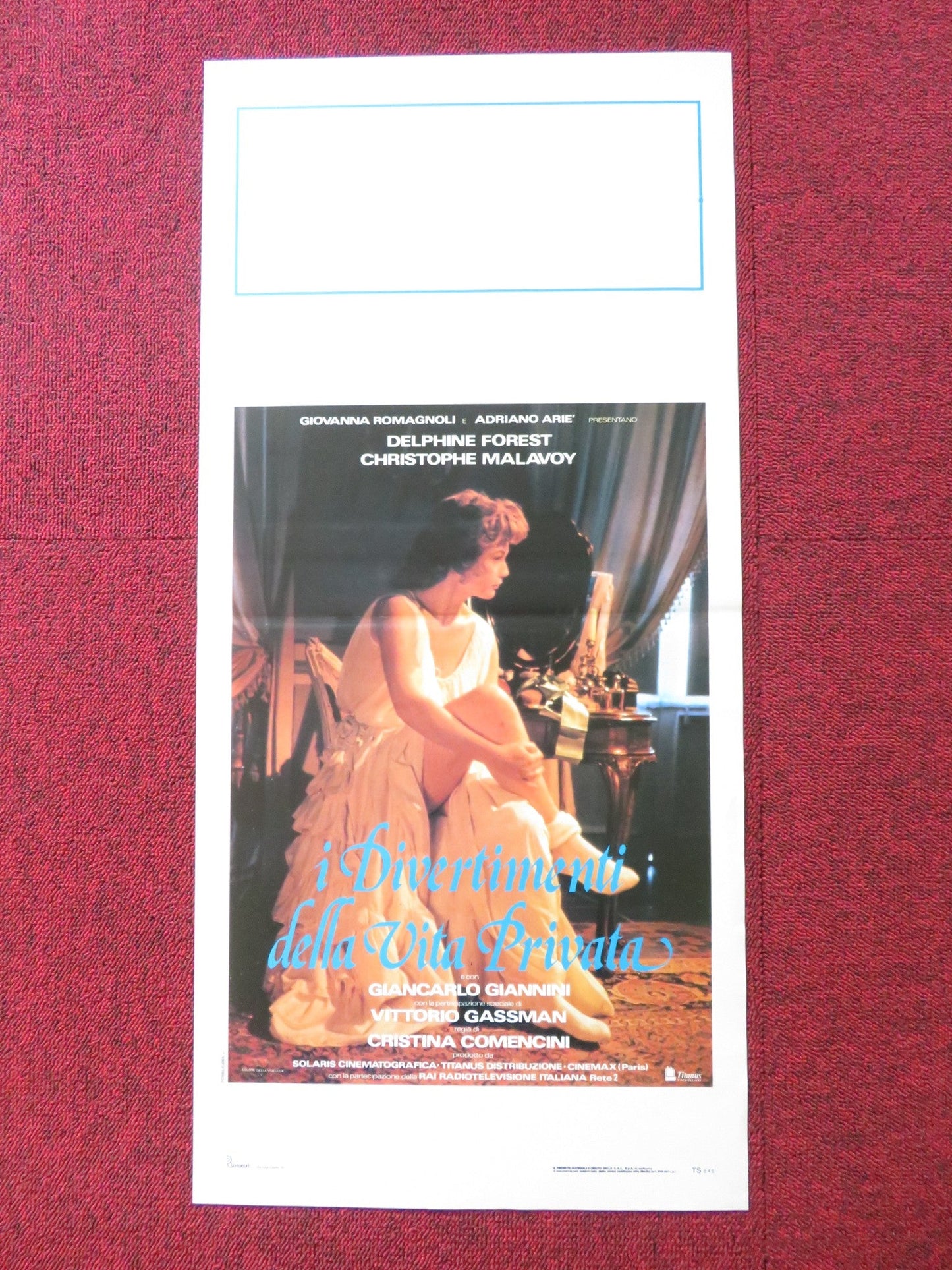 I DIVERTIMENTI DELLA VITA PRIVATA ITALIAN LOCANDINA POSTER DELPHINE FOREST 1990 Rendezvous Cinema Movie posters