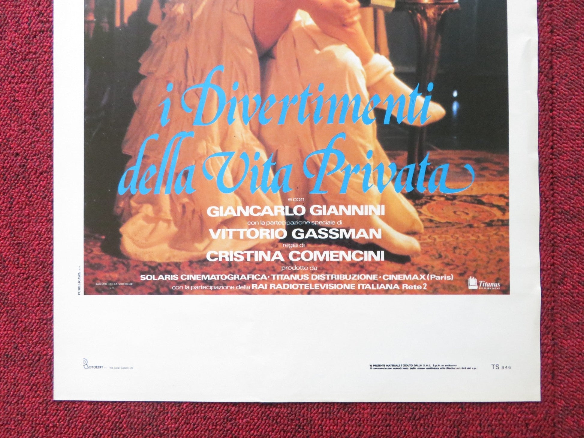 I DIVERTIMENTI DELLA VITA PRIVATA ITALIAN LOCANDINA POSTER DELPHINE FOREST 1990 Rendezvous Cinema Movie posters