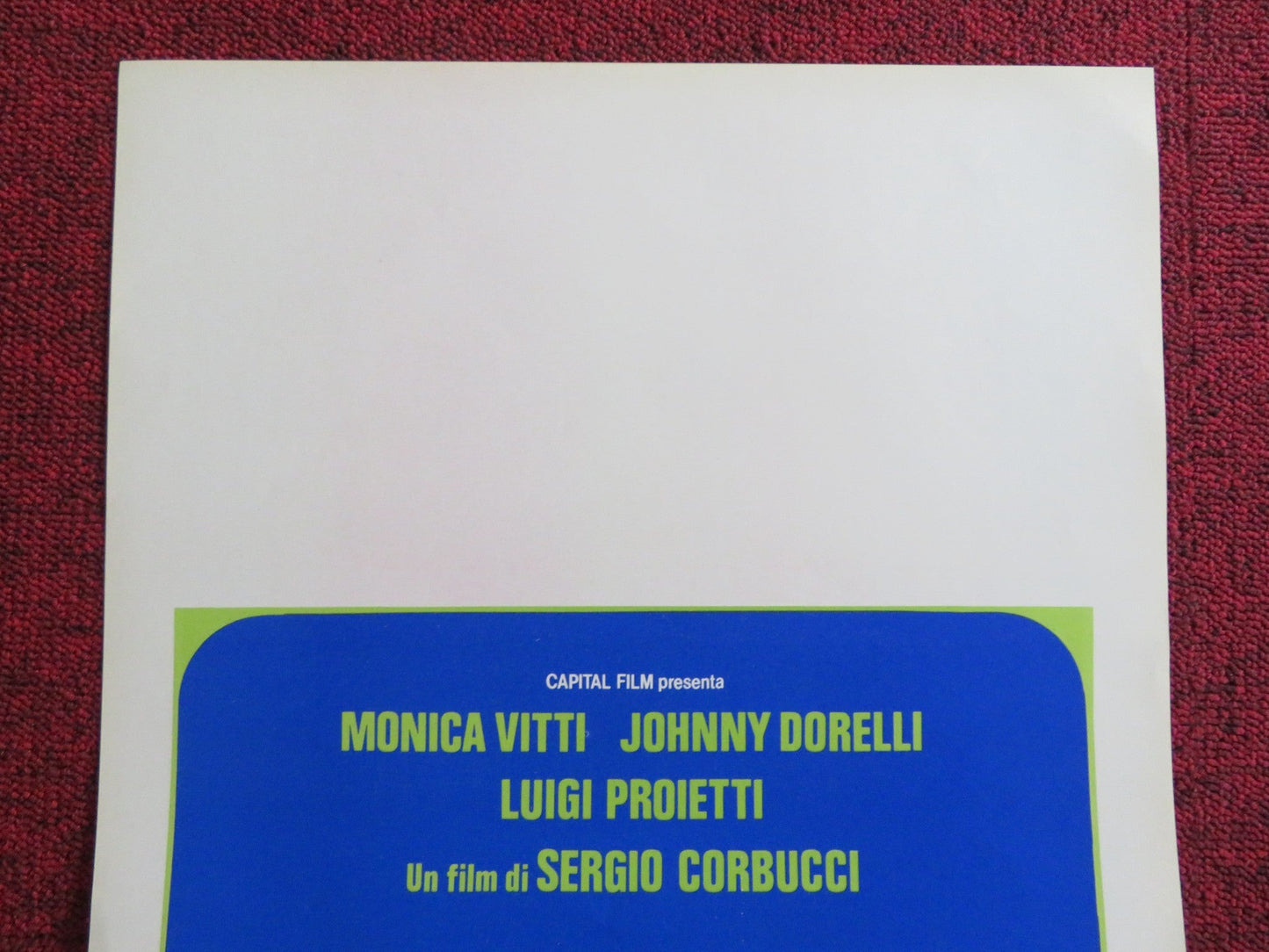 I DON'T UNDERSTAND YOU ANYMORE ITALIAN LOCANDINA POSTER MONICA VITTI 1980 Rendezvous Cinema Movie posters