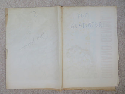 I DUE GLADIATORI ITALIAN 2 FOGLIO POSTER RICHARD HARRISON MOIRA ORFEI 1964 Rendezvous Cinema Movie posters