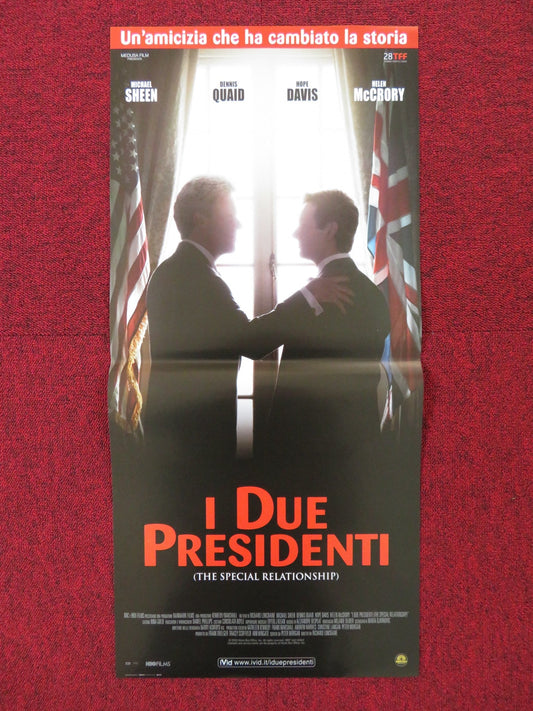 I DUE PRESIDENTI ITALIAN LOCANDINA POSTER MICHAEL SHEEN DENNIS QUAID 2010 Rendezvous Cinema Movie posters