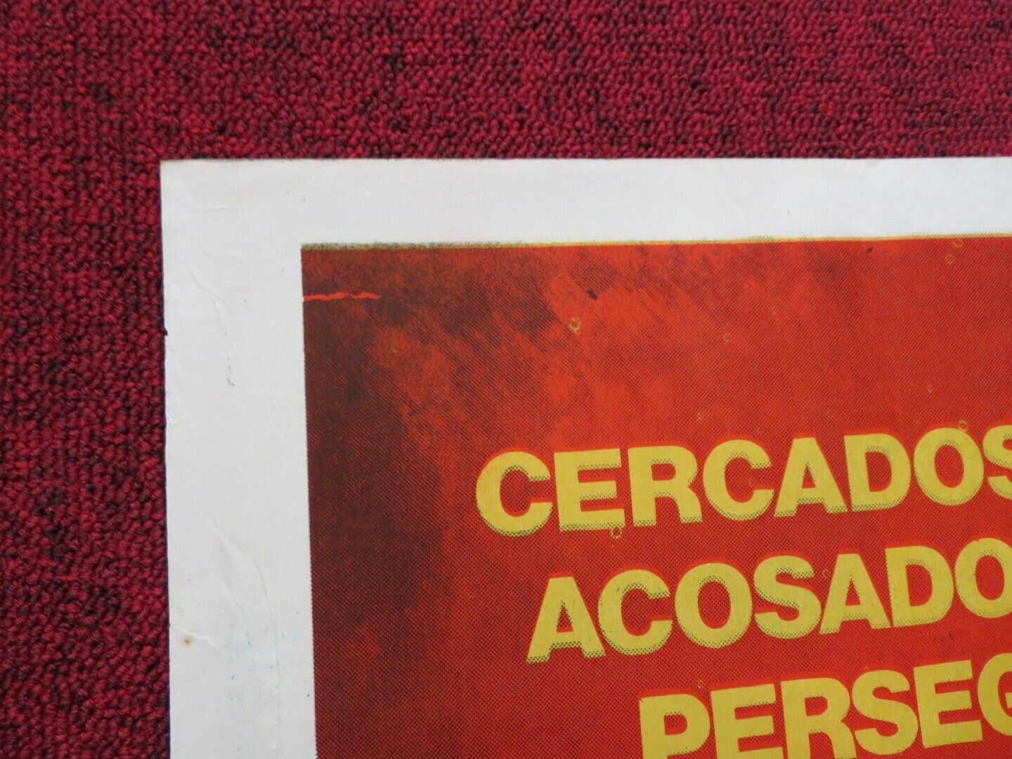 I ESCAPED FROM DEVIL'S ISLAND FOLDED ARGENTINA POSTER JIM BROWN 1973 Movie posters