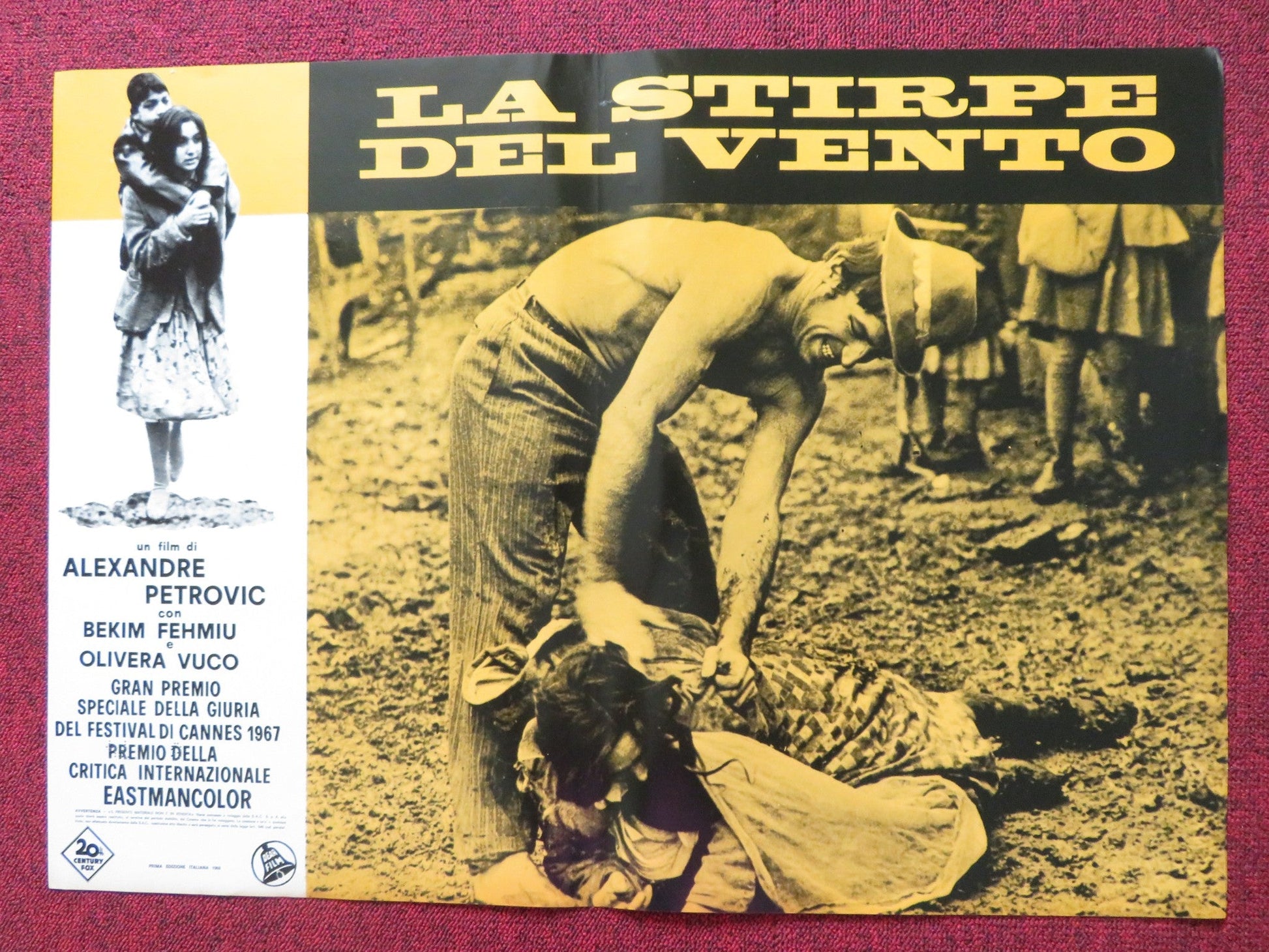 I EVEN MET HAPPY GYPSIES - C ITALIAN FOTOBUSTA POSTER BEKIM FEHMIU KATARINA 1968 Rendezvous Cinema Movie posters