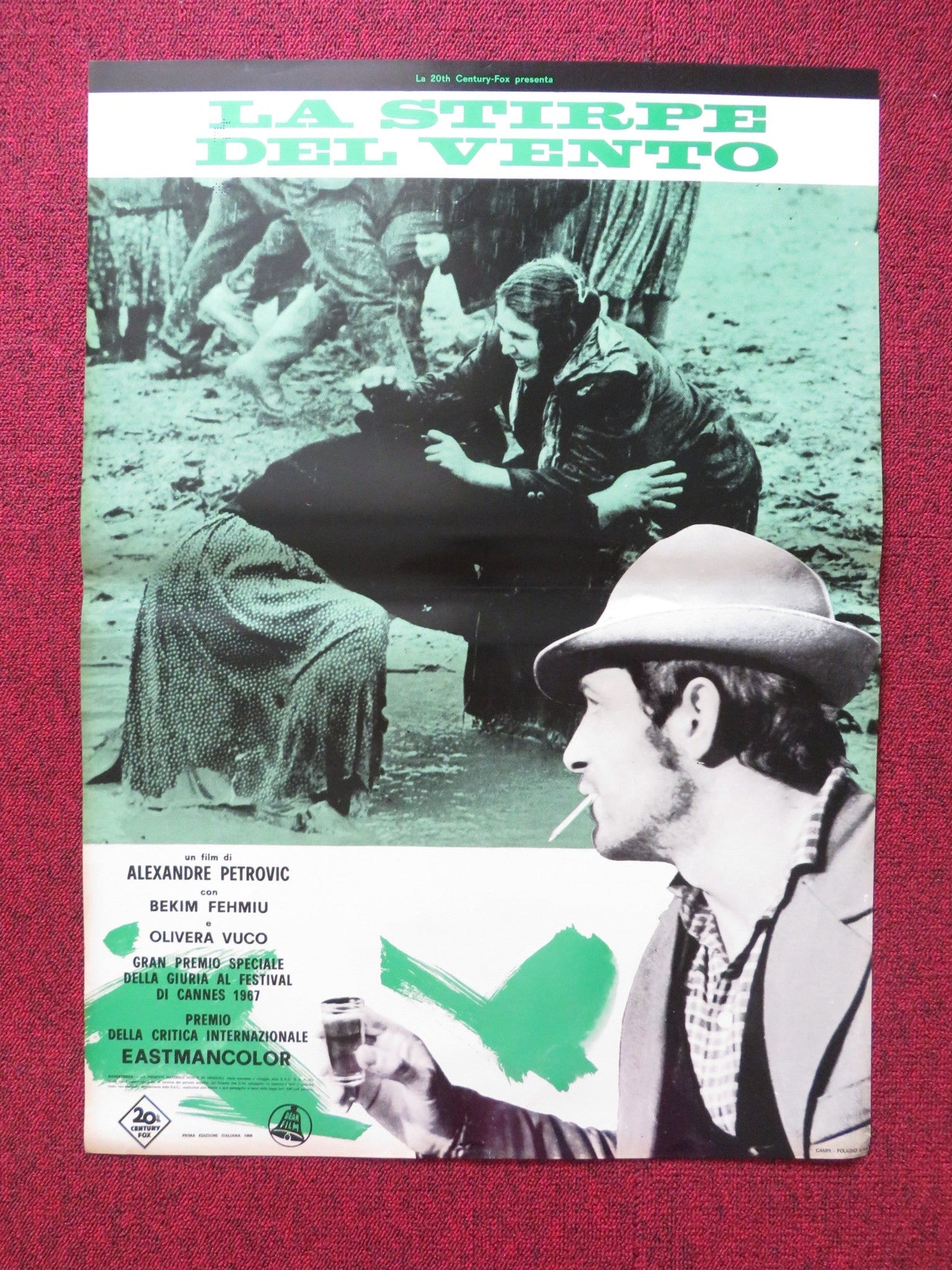 I EVEN MET HAPPY GYPSIES - D ITALIAN FOTOBUSTA POSTER BEKIM FEHMIU KATARINA 1968 Rendezvous Cinema Movie posters