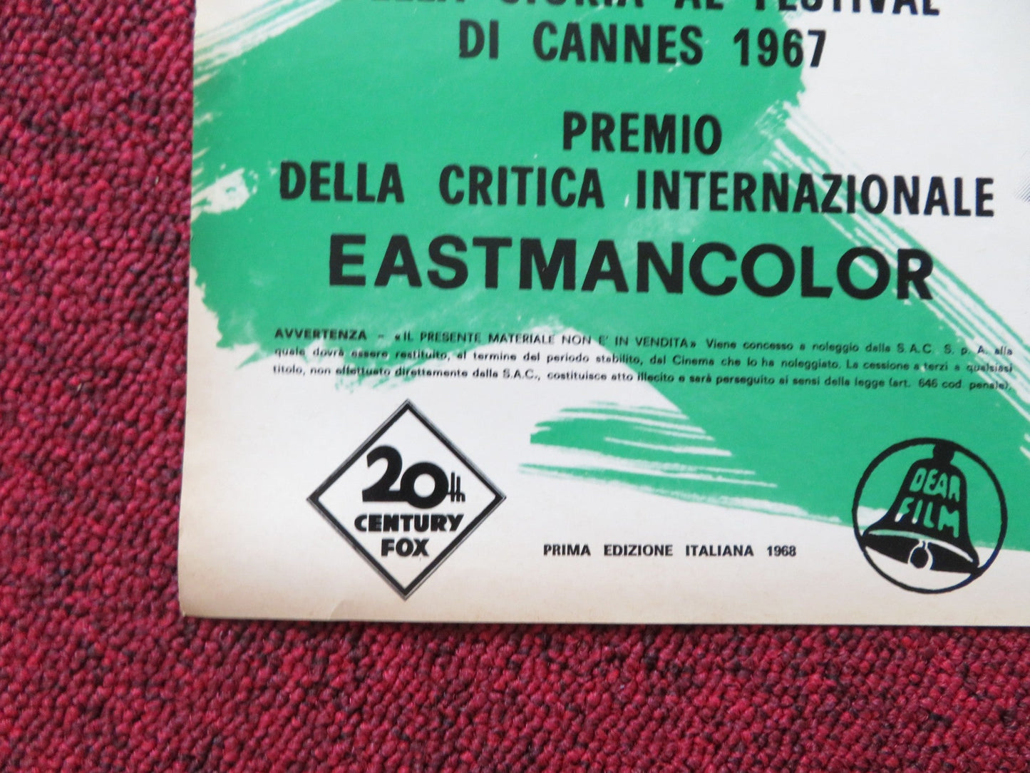 I EVEN MET HAPPY GYPSIES - D ITALIAN FOTOBUSTA POSTER BEKIM FEHMIU KATARINA 1968 Rendezvous Cinema Movie posters