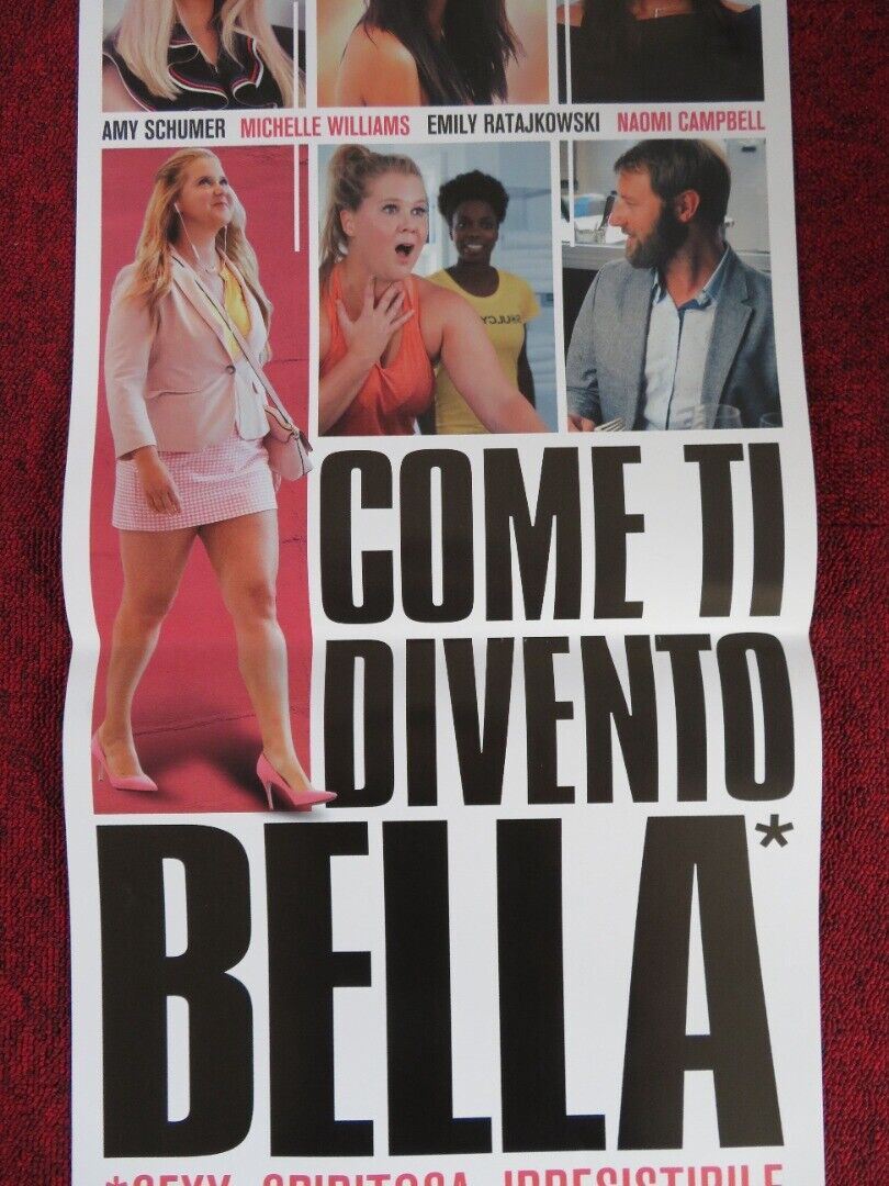 I FEEL PRETTY ITALIAN LOCANDINA (26.5"x12.5") POSTER AMY SCHUMER 2018 Movie posters